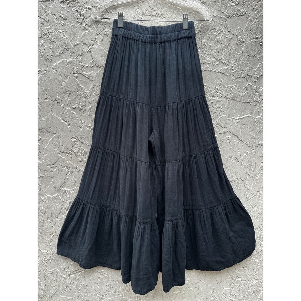 Mara Hoffman Shelesea Tiered Wide Leg Palazzo Pant Boho Gauze XS - Picture 2 of 4
